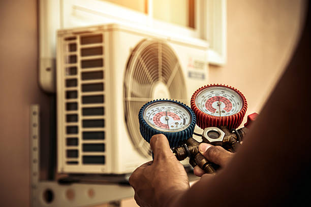 Professional Hvac Maintenance technician working in Industry, PA